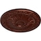 Ekena Millwork Lunel Ceiling Medallion (Fits Canopies up to 3 3/4"), 20 1/4"OD x 1 1/2"P, Antique Copper CM20LUACS - alternate 2
